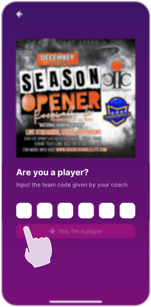 input team code app screen